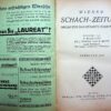 Wiener Schachzeitung Jahrgang, 1936 + flyers