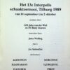 13e INTERPOLIS SCHAAKTOERNOOI 1989 - Image 4